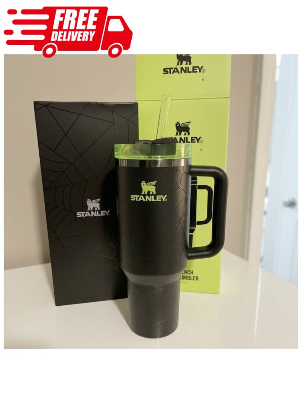 Stanley 40oz Tumbler - Halloween Web Glow - LIMITED EDITION